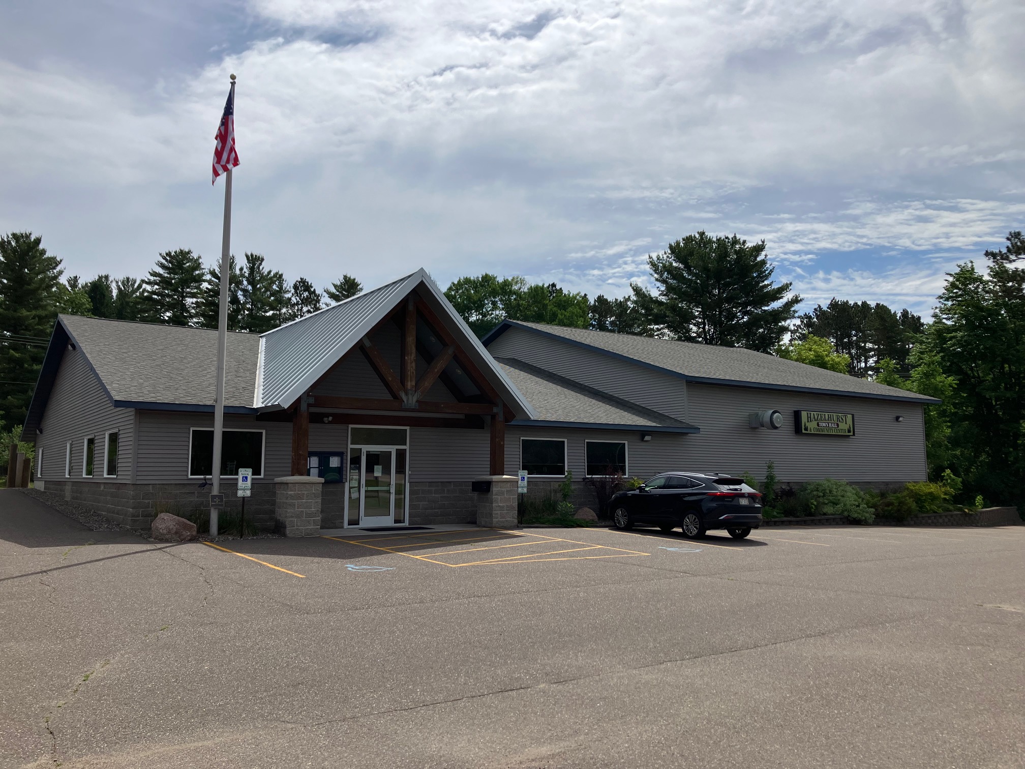The Hazelhurst Town Hall, where Town Board meetings are held